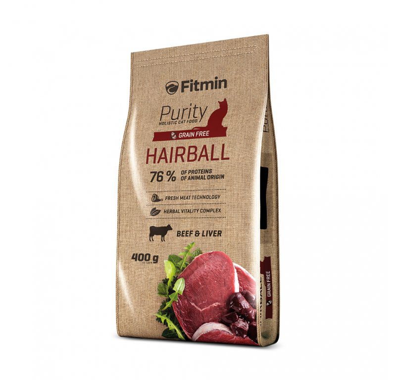 Krmivo pro kočky Fitmin Purity Hairball