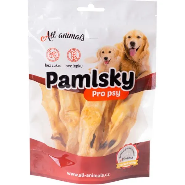 Pamlsky pro psy ALL ANIMALS králičí uši 8 ks