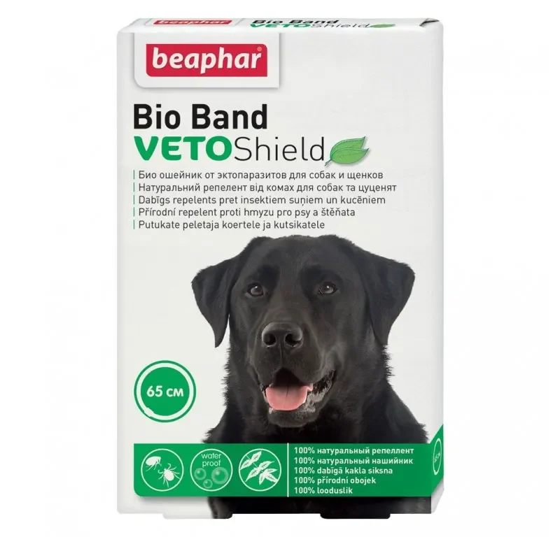BEAPHAR repelentní obojek pro psy Bio-Band obvod 65 cm