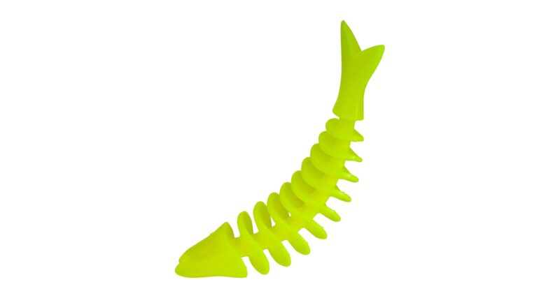 Barevná rybička dentální malá voňavá, tvrdá guma 14 cm