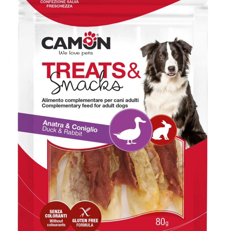 CAMON SNACKS OUŠKO 9 cm KACHNA 80 g