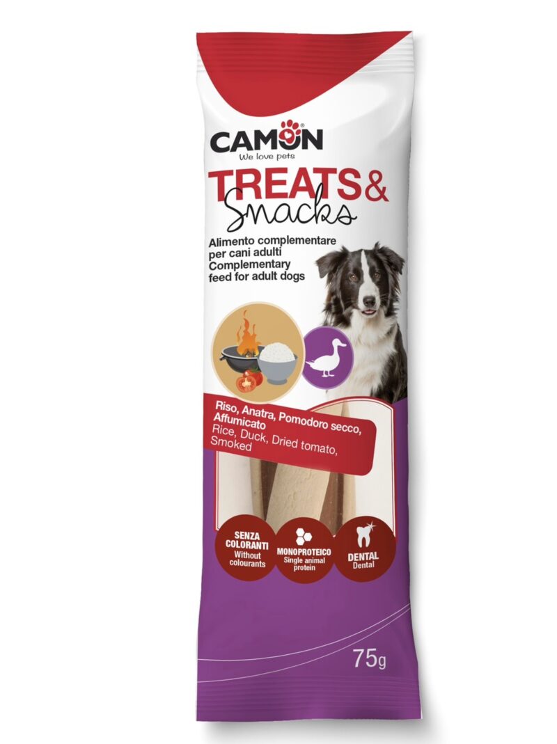 CAMON SNACKS TYČINKA KROUCENÁ S KACHNOU 75 g