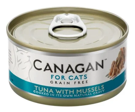 Konzerva pro kočky Canagan Cat konz. - Tuňák a mušle 75 g