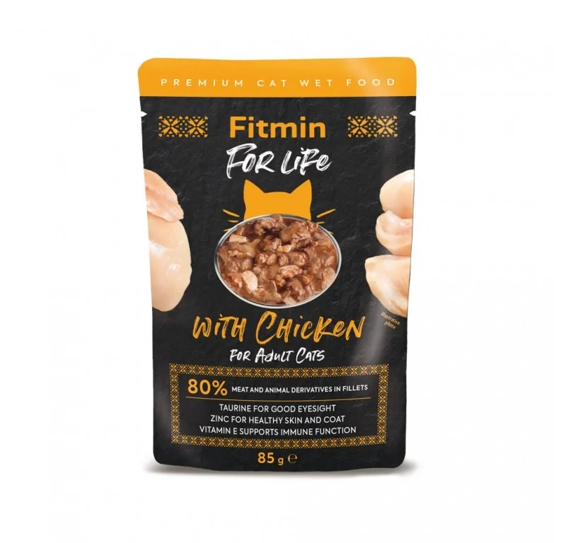 Kapsička pro kočky Fitmin For Life Kuře 85 g