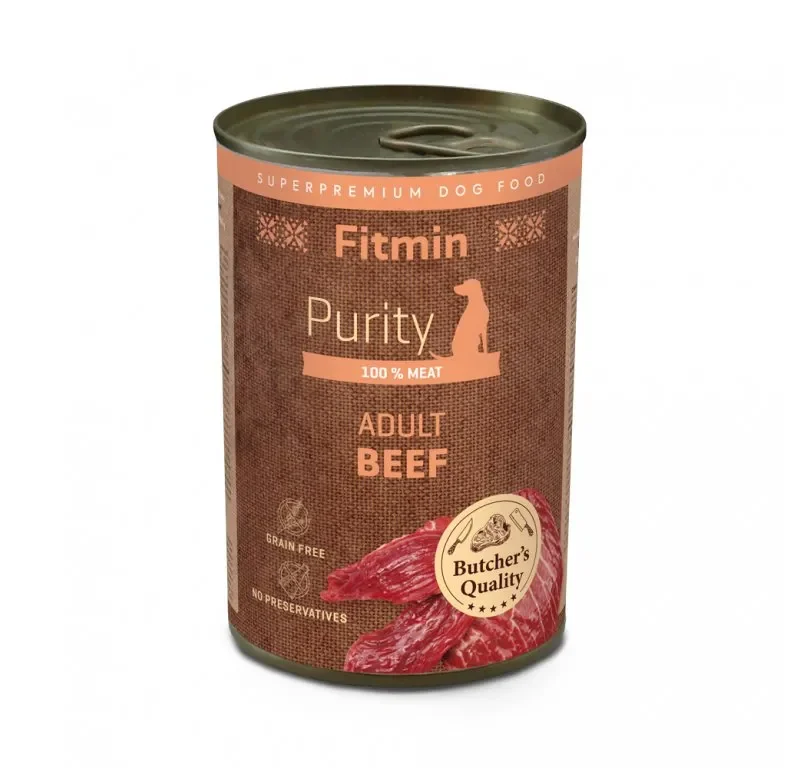 Konzerva pro psy Fitmin Purity hovězí 400 g
