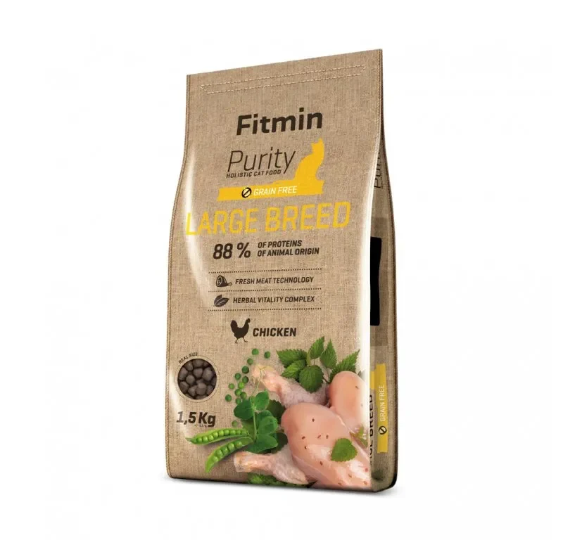 Krmivo pro velké kočky Fitmin Purity Large Breed 1,5 kg