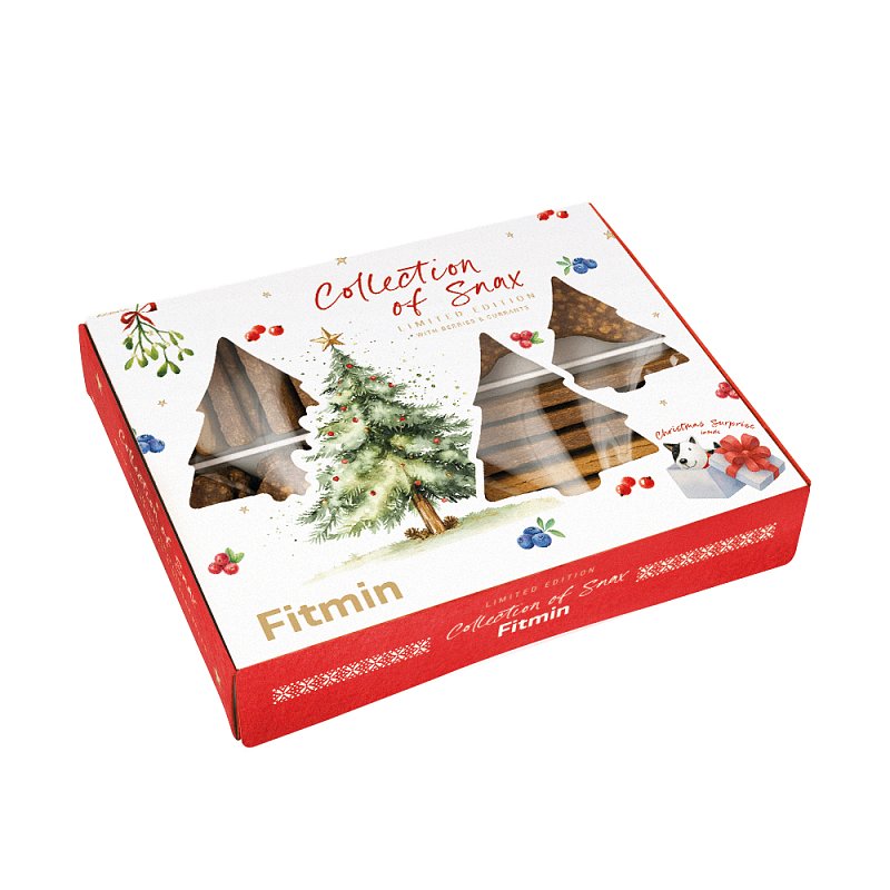 Fitmin dog Purity Snax Collection 450g Vánoce 2025 s pejskem