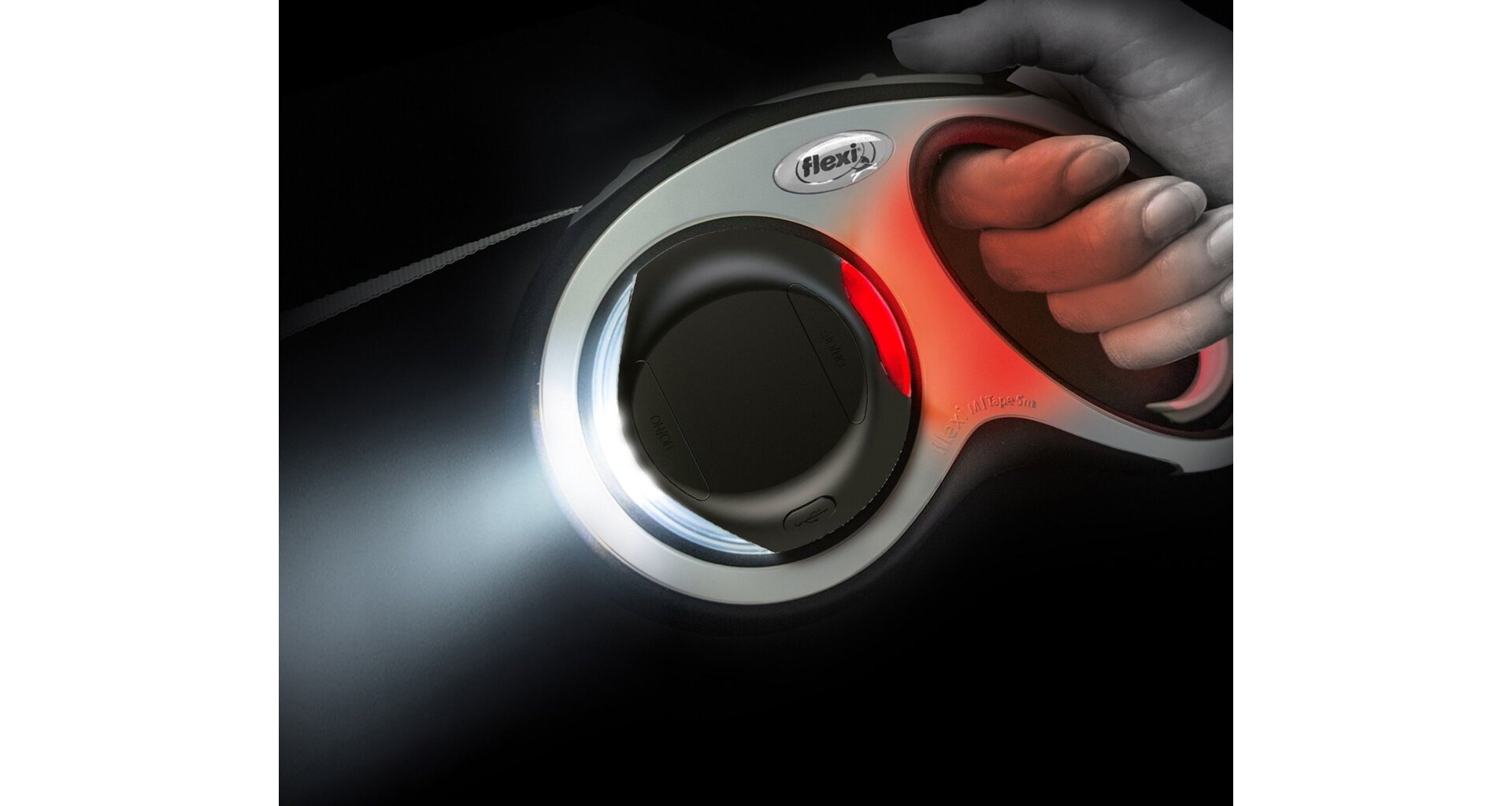 Flexi New Classic pásek, černá, XS- délka 3 m, do 12 kg1 Flexi New Classic pásek, černá, XS: délka 3 m, do 12 kg