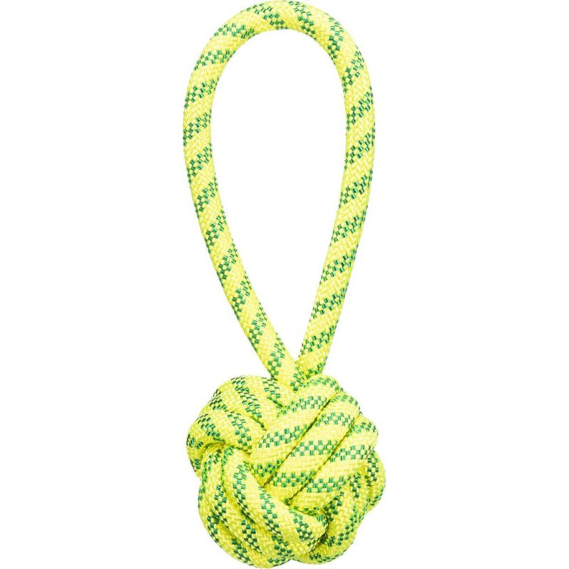 HRAČKA PRO PSY Aqua Toy lano s míčem, plovoucí, ø 7 × 21 cm, polyester