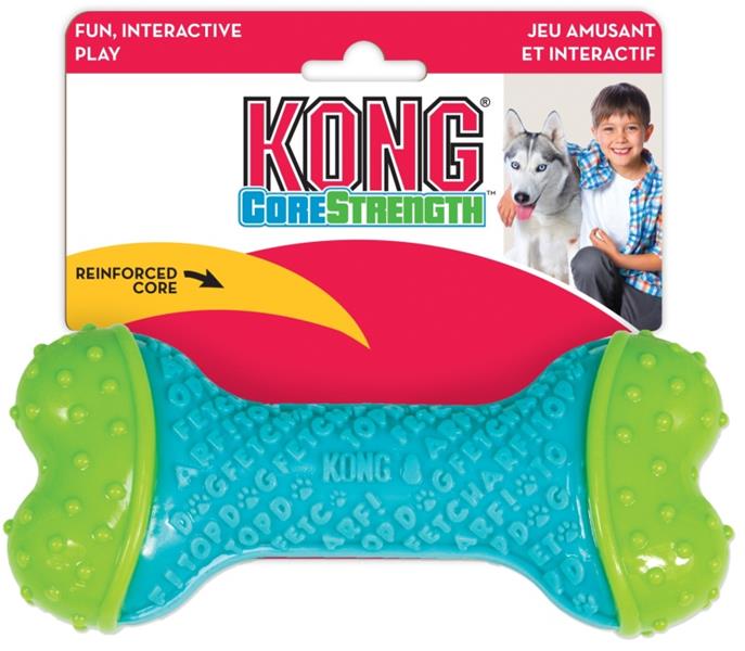Hračka guma KONG CoreStrength Bone S:M1 Hračka guma KONG CoreStrength Bone S/M