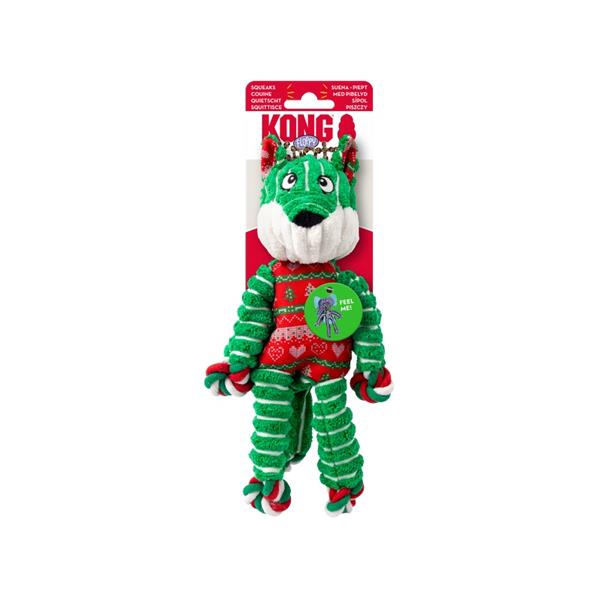 Hračka plyš vánoč. KONG Floppy Knots Fox S:M1 Hračka plyš vánoč. KONG Floppy Knots Fox S/M