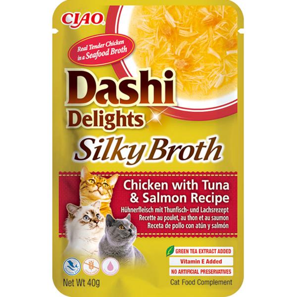 Inaba Dashi Del. Silky kaps. kuře,tuňák,losos 40 g
