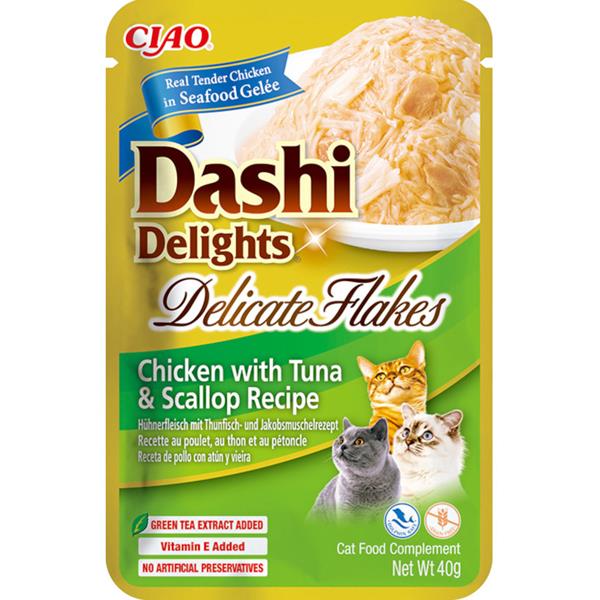 Inaba Dashi Del.Delicate kaps.kuře,tuňák,hřeb.40 g