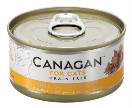 Konzerva-pro-kocky-Canagan-Cat-konz.-Tunak-a-kure-75-g