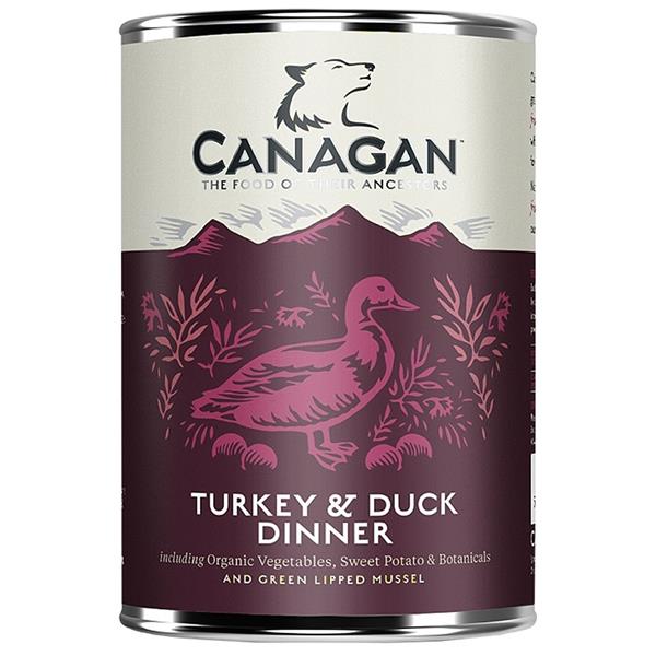 Konzerva pro psy Canagan Dog konz. - Krůta a Kachna 400 g