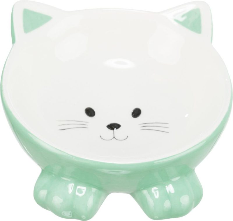 Miska pro kočky Keramická ergonomická 0.15 l/ø 14 cm