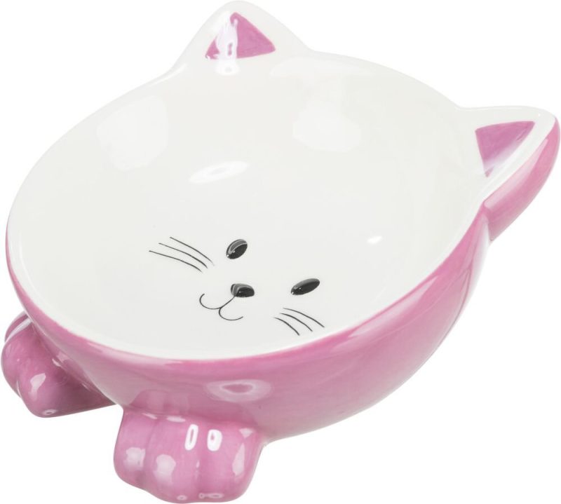 Miska pro kočky Keramická ergonomická 0.15 l/ø 14 cm