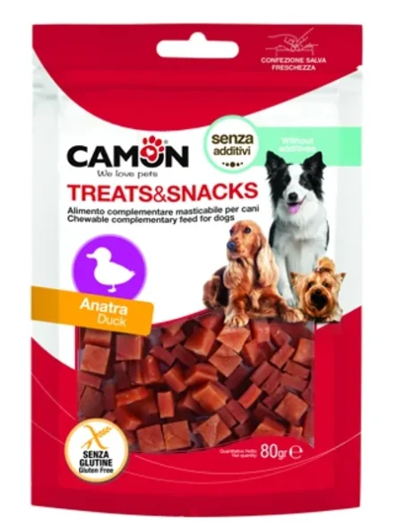 Pamlsky pro psy SNACKS KACHNÍ KOSTKY 0,5 cm 80 g