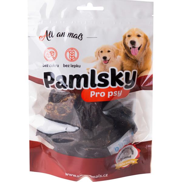 Pamlsky pro psy ALL ANIMALS hovězí játra 250g