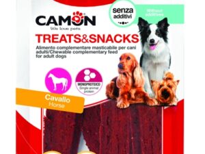 Pamlsky pro psy SNACKS PLÁTKY KŮŇ 80 g