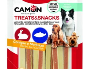 Pamlsky pro psy SNACKS SANDWICH KRÁLÍK A RYBA 80 g