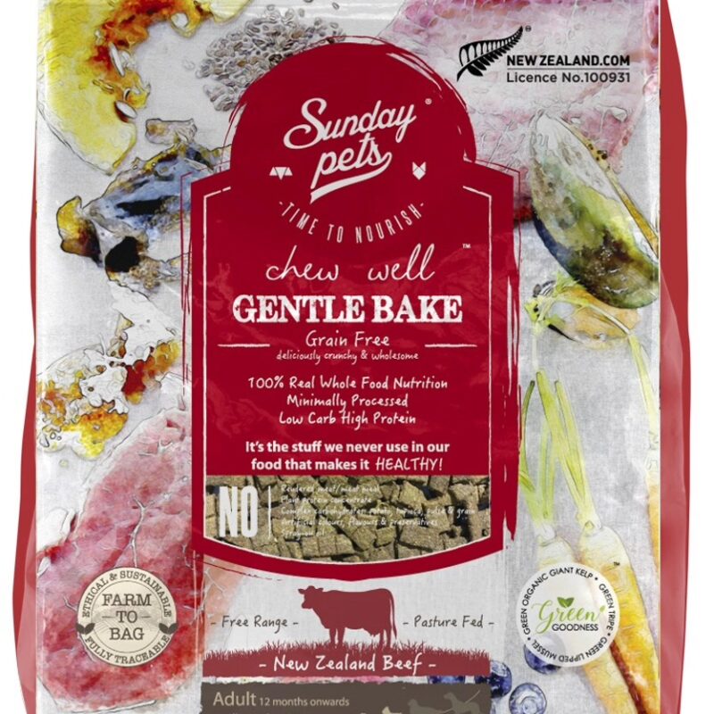 SUNDAYPETS BEEF ADULT DOG S/M BREED 1,3 KG