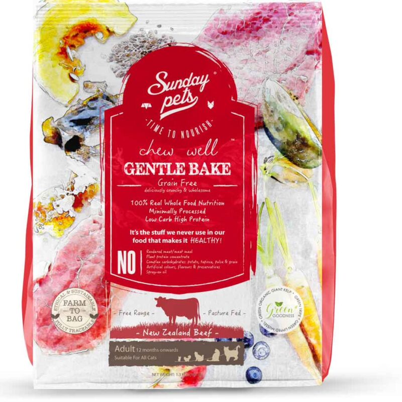 SUNDAYPETS GENTLE BAKE BEEF CAT 36 g