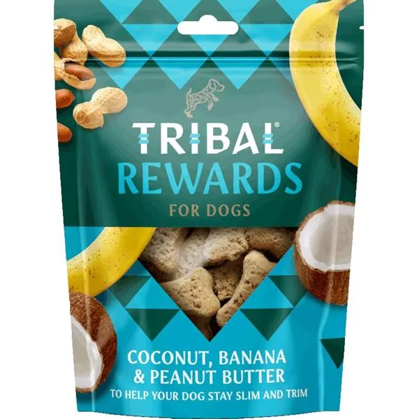 Pamlsky pro psy TRIBAL Rewards Snack Coconut & Banana 125 g