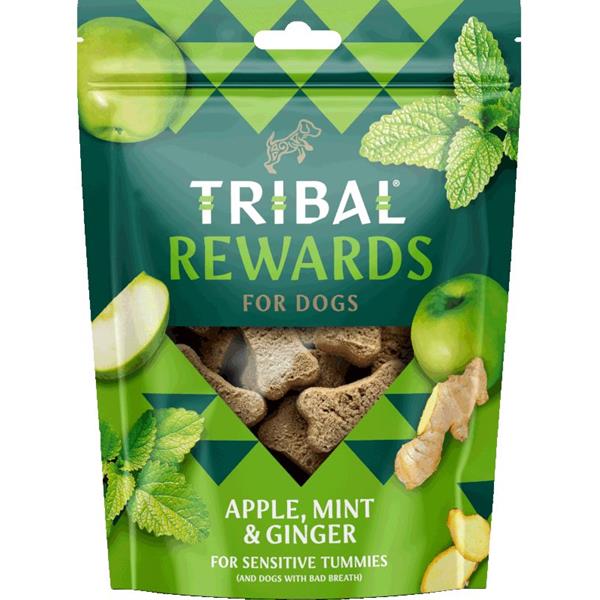 Pamlsky pro psy TRIBAL Rewards Snack Apple, Mint & Ginger 125 g