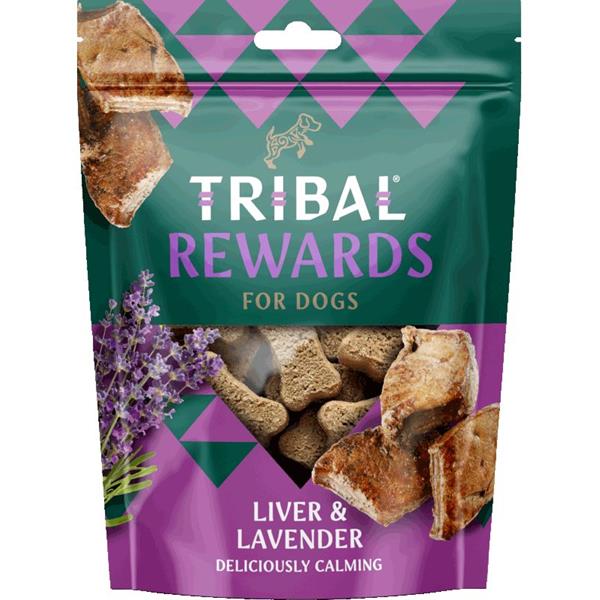 Pamlsky pro psy TRIBAL Rewards Snack Liver & Lavender 125 g