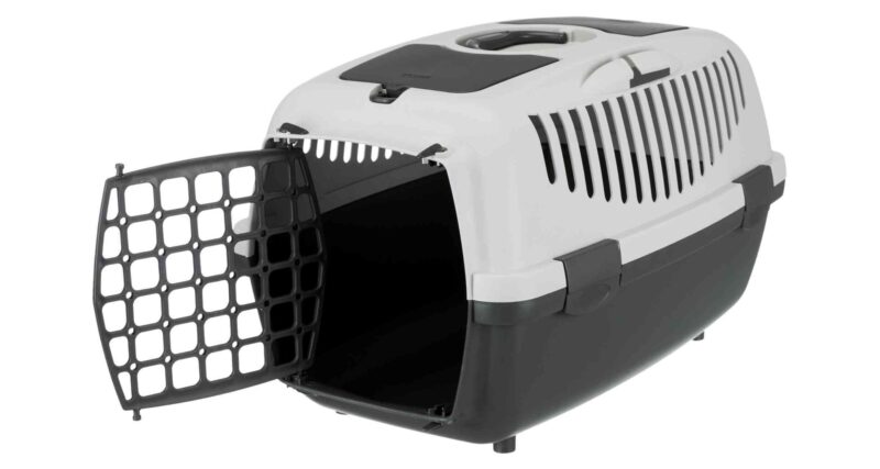 Transportní box CAPRI II, XS-S: 37x34x55cm (max. 8kg), tmavě šedá/světle šedá