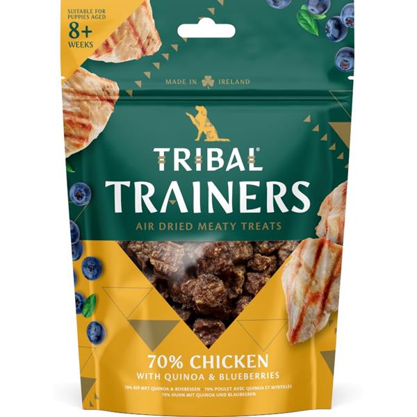 Pamlsky pro psy TRIBAL Trainers Snack Chicken & Blueberry 80 g