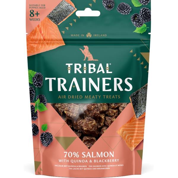 Pamlsky pro psy TRIBAL Trainers Snack Salmon & Blackberry 80 g